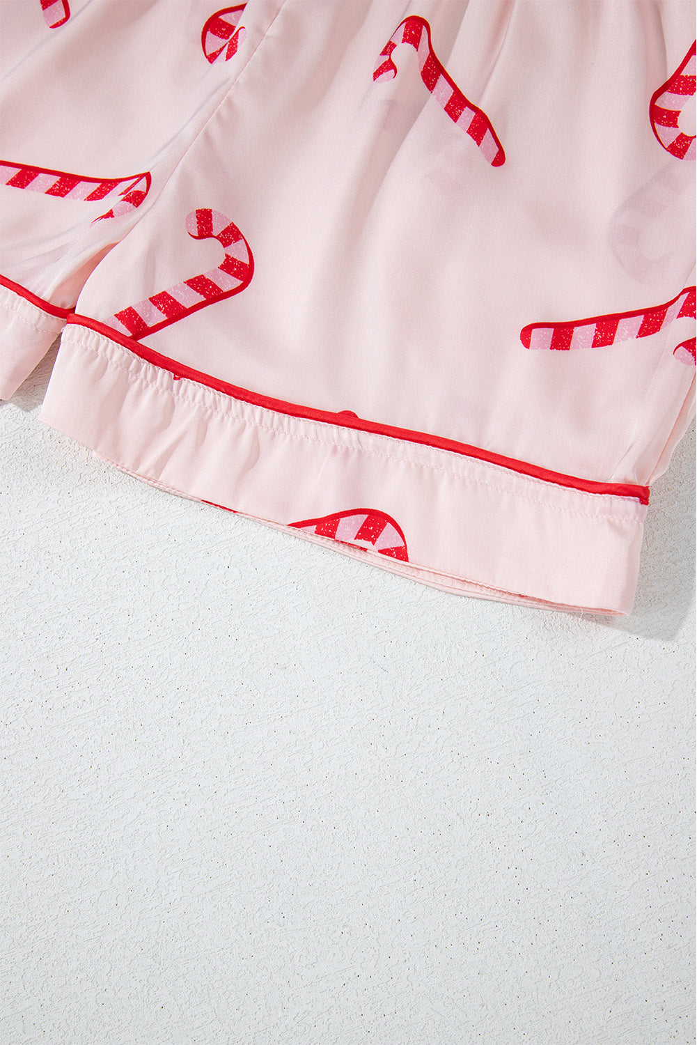 Pink Christmas Candy Cane Pyjama Set