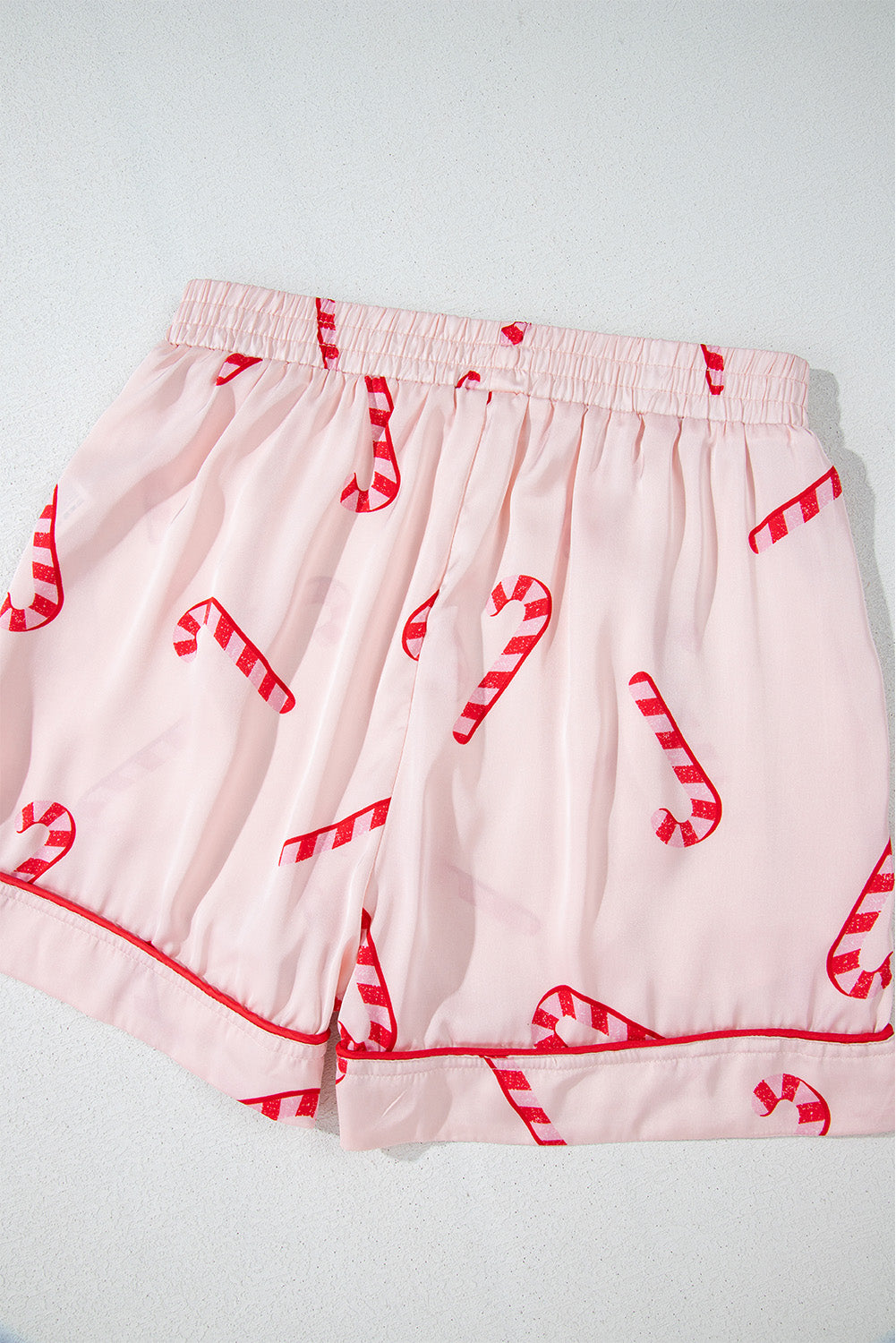 Pink Christmas Candy Cane Pyjama Set