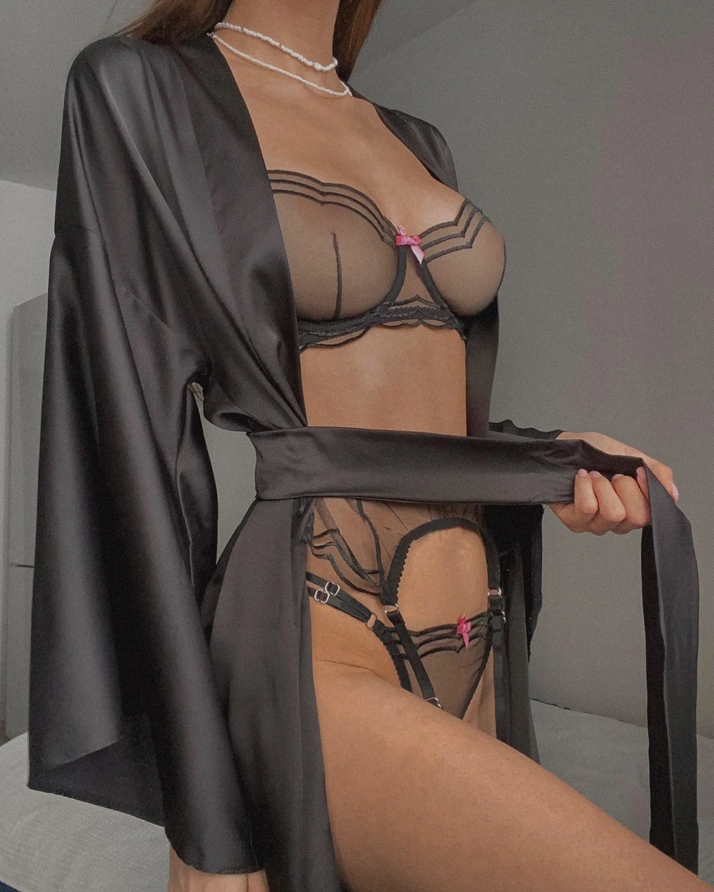 Sensual Lingerie Ruffle Set