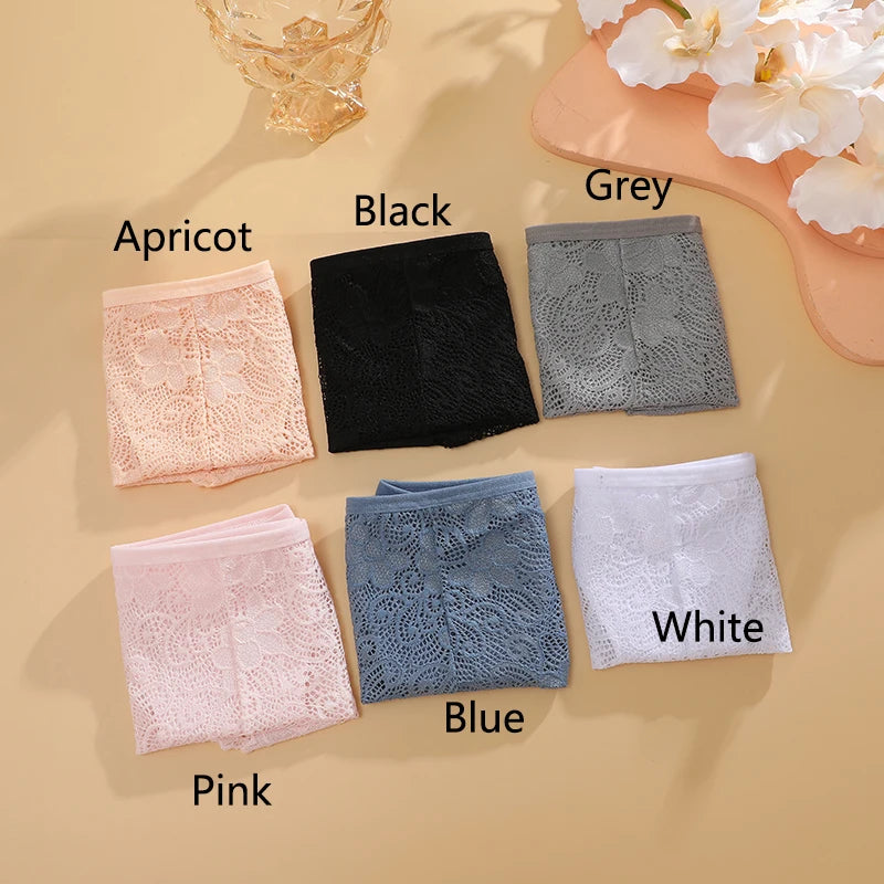 4PCS Floral Lace Panties