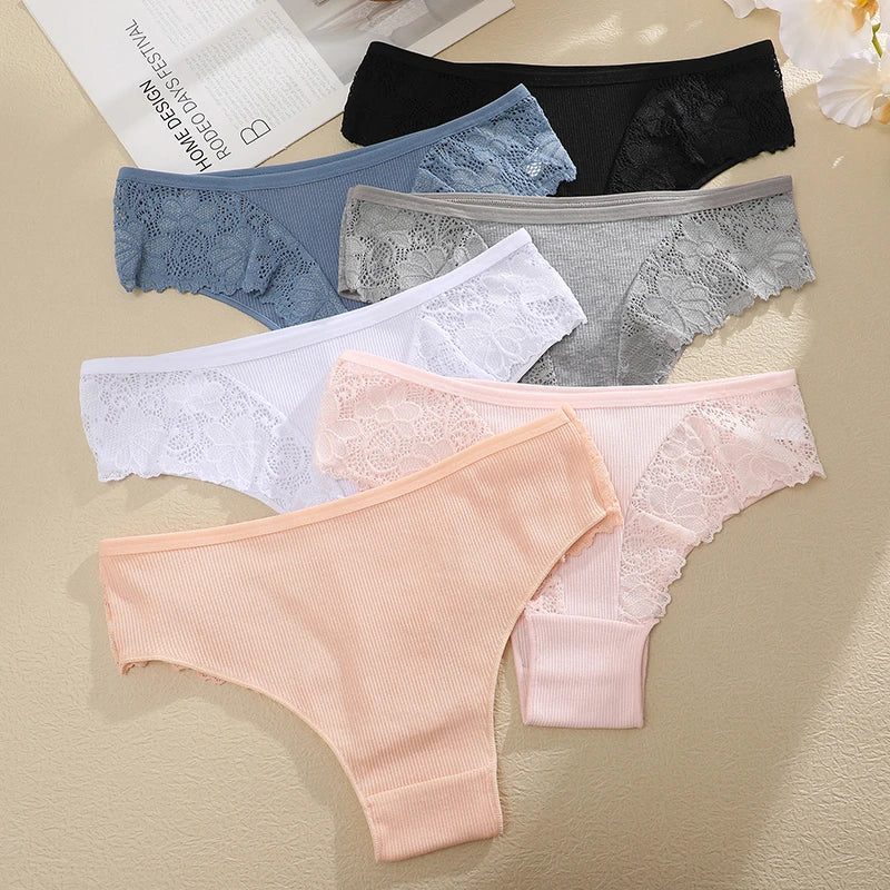 3Pcs Cotton Brazilian Panties