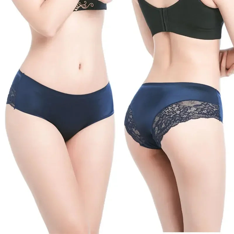 3 Pcs Set Seamless Comfort Lace Briefs